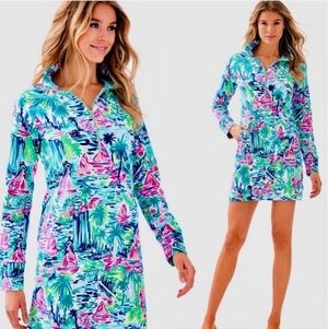 Lilly Pulitzer Skipper Dress Salt in the Air Size L